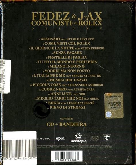 comunisti col rolex disco d oro|Esce oggi “COMUNISTI COL ROLEX”, il primo album di J.